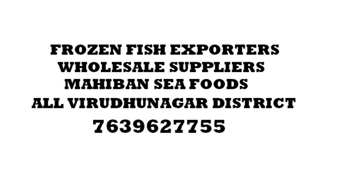 frozen fish exporters in virudhunagar